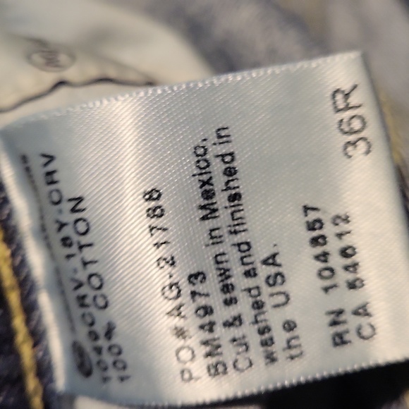 Mens jeans 36r boot cut. - Picture 4 of 4